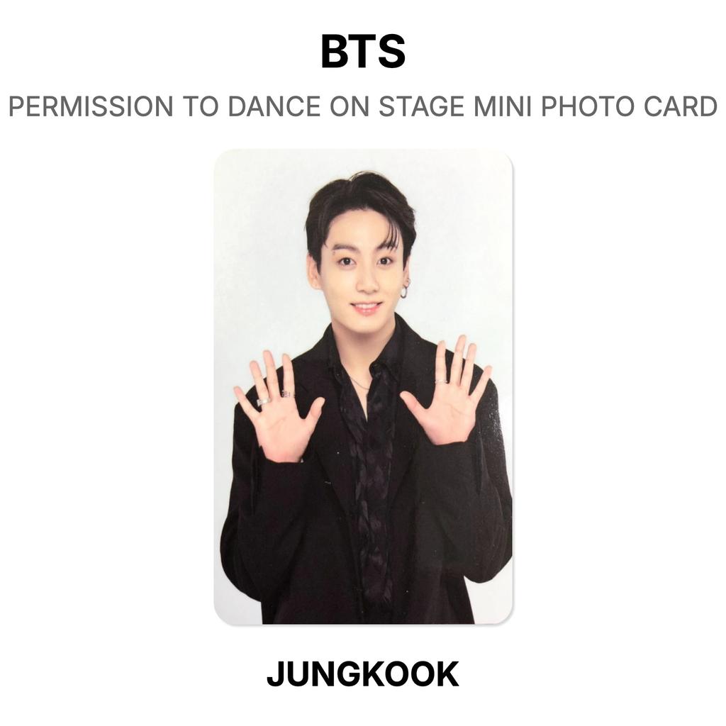 BTS PERMISSÃO PARA DANÇAR NO PALCO MINI CARTÃO FOTOGRÁFICO Fotocarteira Oficial