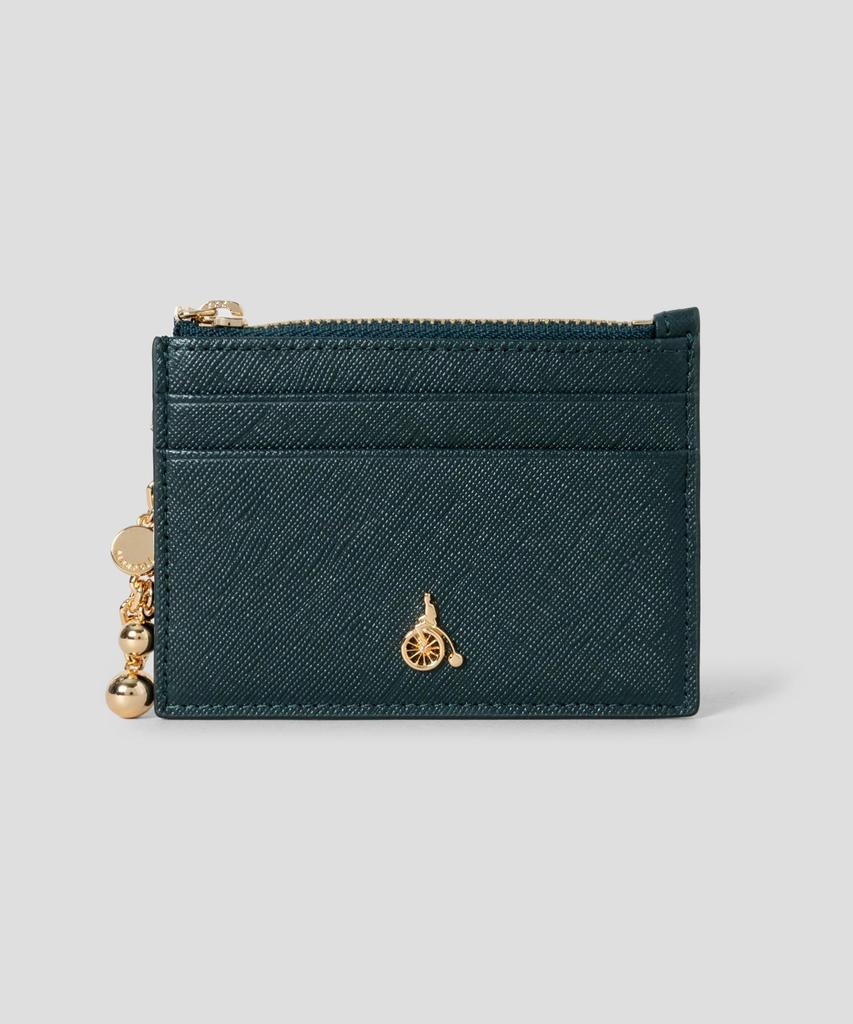 Beanpole Accessory Lucy Zipper Card Wallet Green