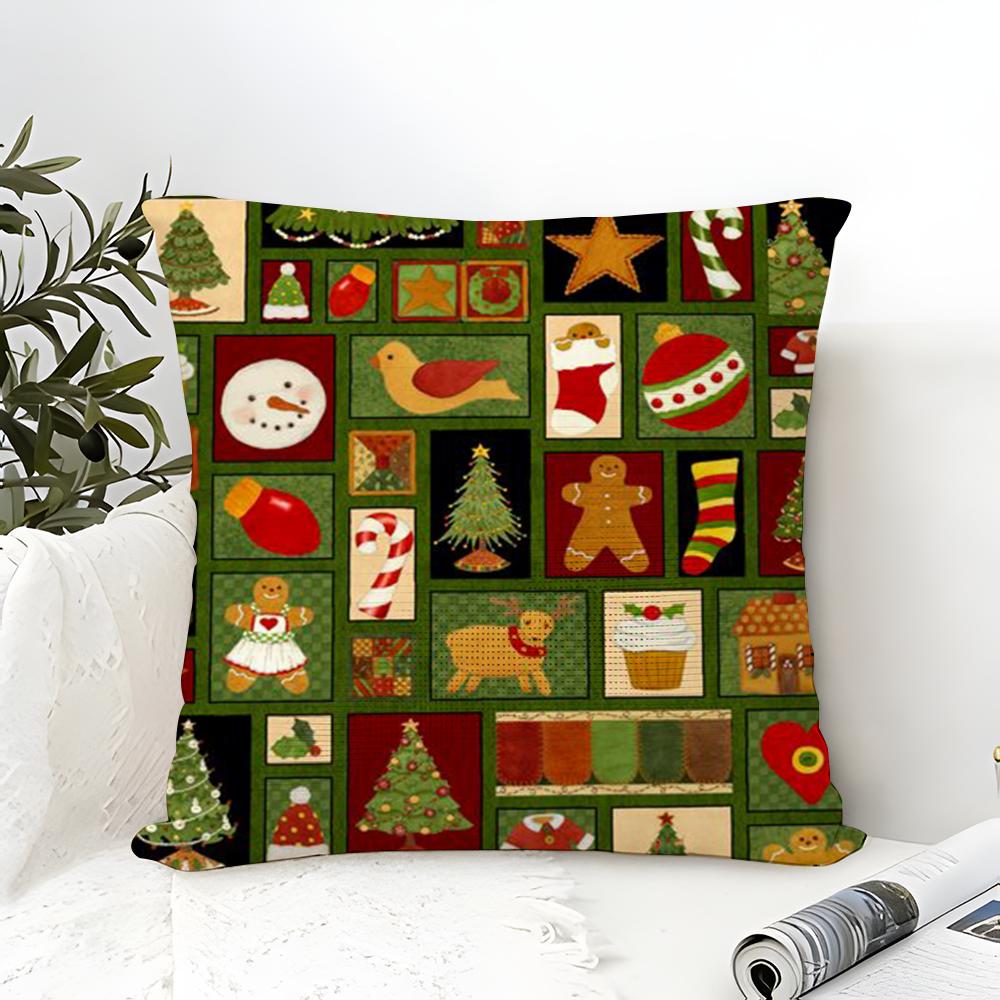 Diverse squarestyle prints Pillow Case linen pillow case sofa home decor cushion cover cushion cove