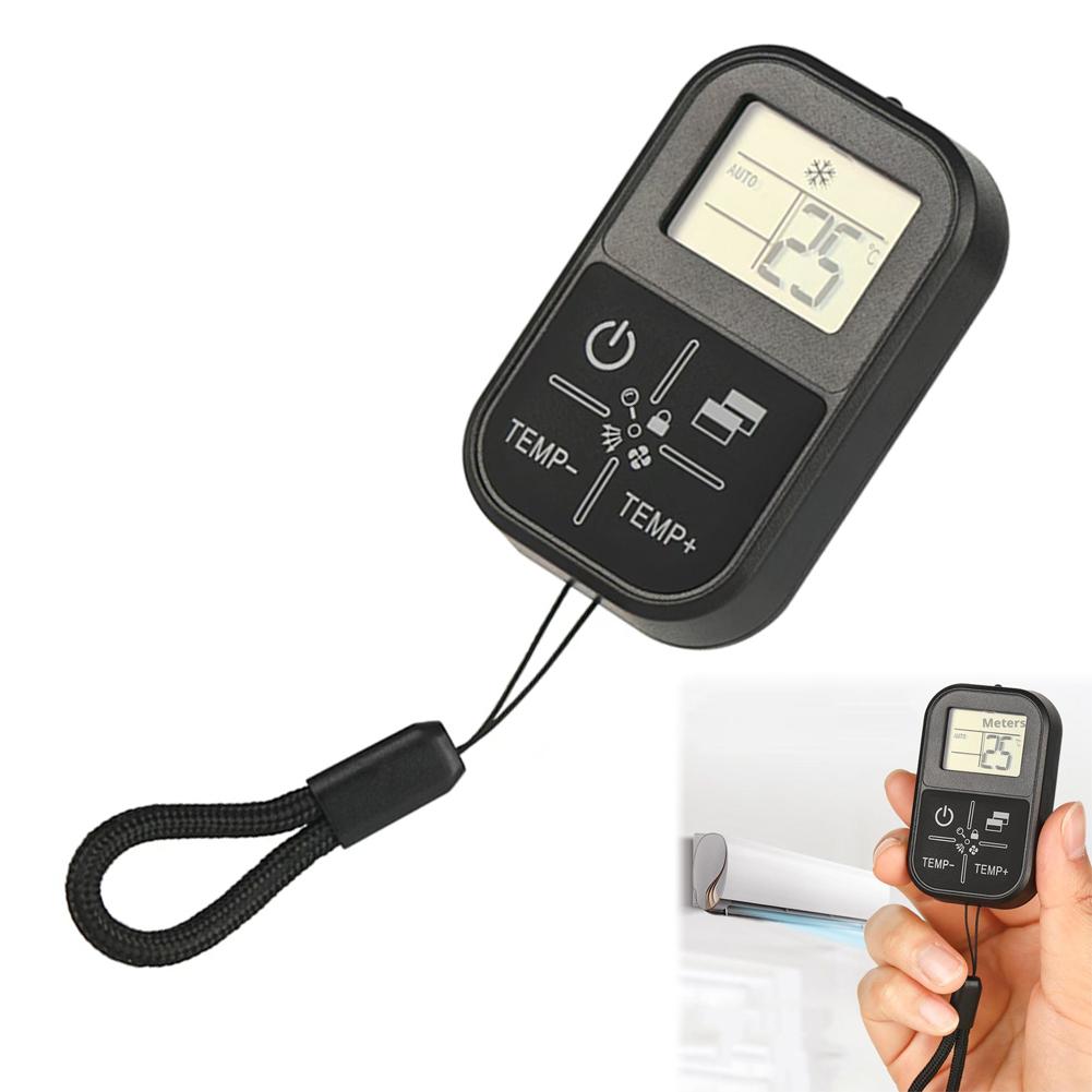 Universal air conditioner remote control Mini Portable Remote Control Panel with Thermometer Function Suitable For Any Model