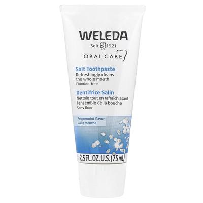 Oral Care, Salt Toothpaste, Fluoride Free, Peppermint, 75 Ml (2.5 Fl Oz)