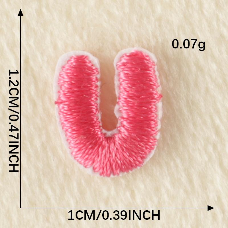 Embroidery Label Embroidery Sticker Cartoon English Patch Patch Accessories Badge < Unk > < Unk > Wappen Accessories Ironing Cloth Sticker