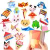 108 arkuszy Zestaw do Origami z Postaciami Zwierzęta Style Życiowe Origami Odpowiednie dla Początkujących Papier Dekoracyjny Rękodzieło DIY TMZ
