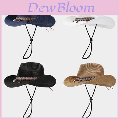 Style Straw Hat For Women Sun Protection Wide Brim Summer Beach Fashion Accessory