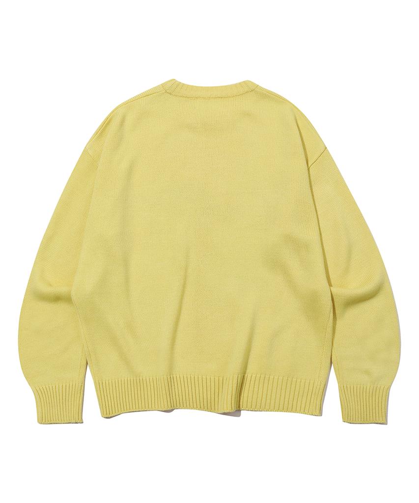 MAINBOOTH Melting Sweater(Lemon)