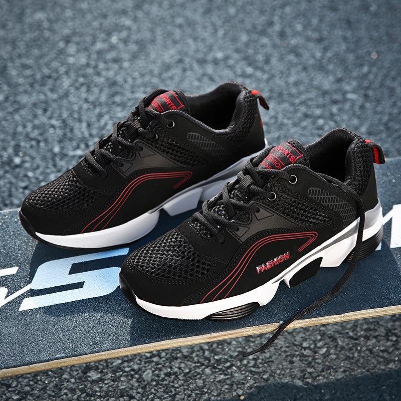 

Большого размера полые дышащие повседневные туфли мужские новые низкие сетчатые легкие спортивные туфли удобные и модные кроссовки для бега 48