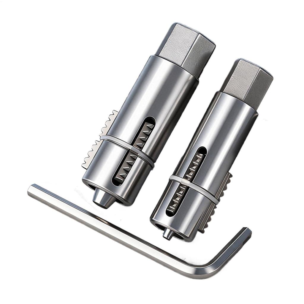 12mm And 14mm Broken Pipe Extractor Tool Adjustable Damaged Thread Extractor With Hex Wrench For Faucet Valve Tool accessories
