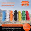 Cross-Border Outdoor Safety Rope: Nylon Polyester Climbing & Rescue Rope with Double Hook