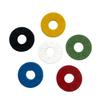 Tibemi Guitar Strap Locks, Set of 12, Guitar Strap Fasteners, 6 Colors, TPR Material, Guitar Pads, Anti-Slip Buckles, for Bass, Ukulele, Guitar, and O