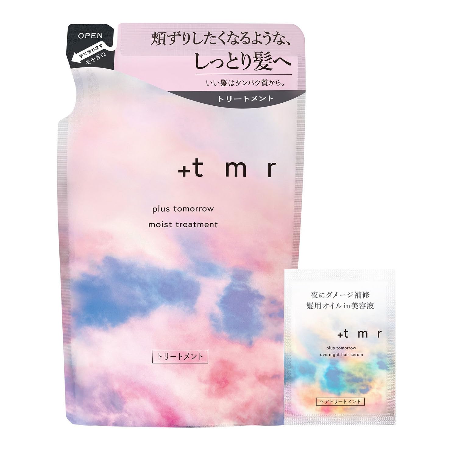 

Plus Tomorrow +tmr Plus Tomorrow: Treatment Refill + Bonus [Moist] Protein Hair Care Damage Conditioner