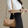 Lychee pattern leather crescent moon small bag single shoulder messenger women's bag
