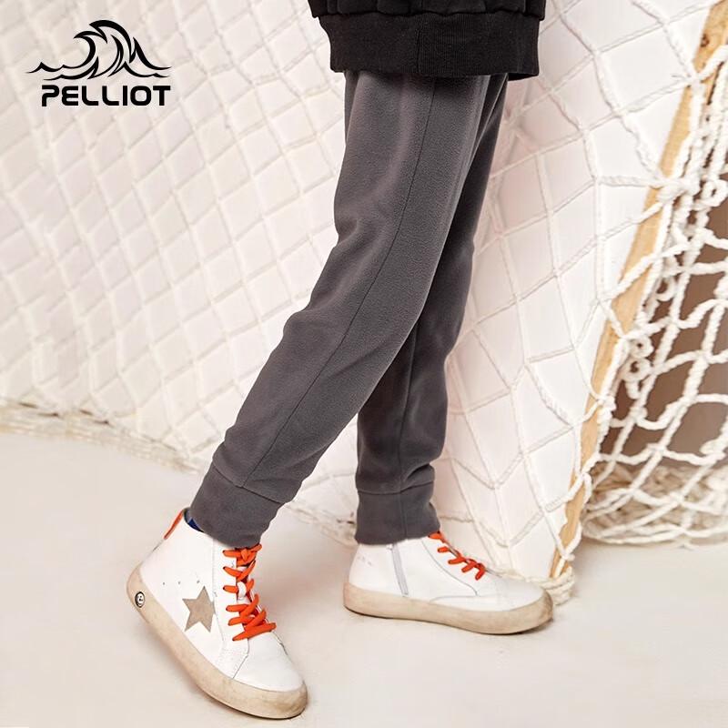 Pelliot Children s Fleece Pants 130 темно-серого