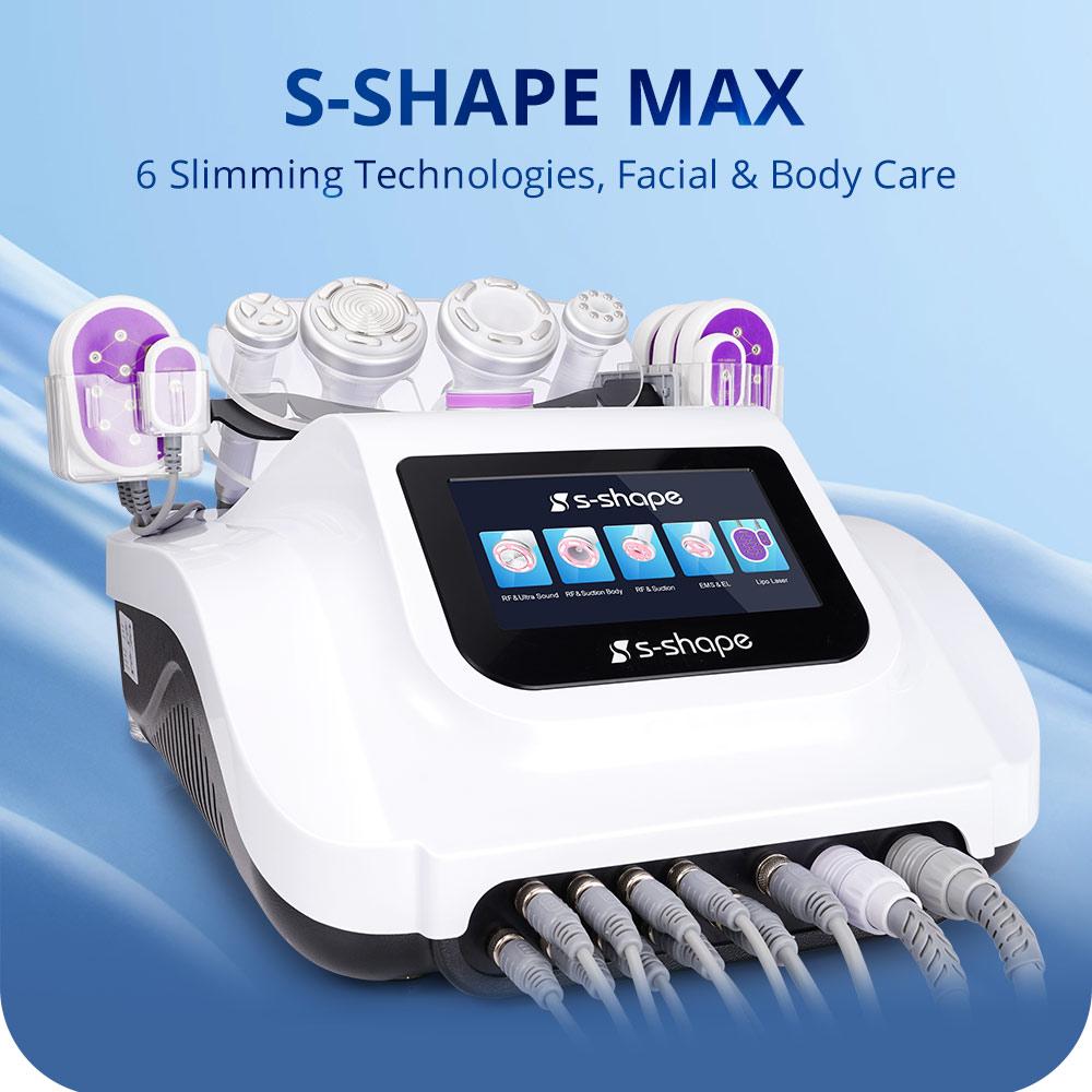 Ultrasound RF EMS Electroporation Vacuum Body Face Care LED Laser Slimming Machine