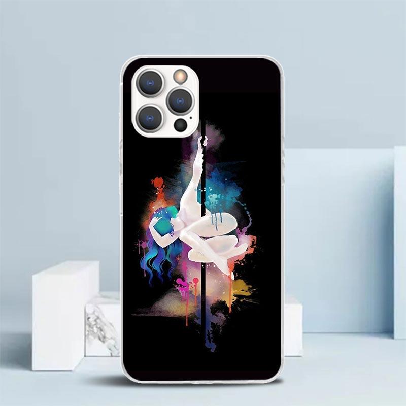 Pole Dancer Dancing Phone Case For IPhone 16 17 Air 16E 15 14 Plus 13 Mini 12 11 Pro Max 7 8 + SE 2020 Soft TPU Back Cover 16 17