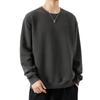 Woodpecker Men's Waffle Knit Long Sleeve T-Shirt - Round Neck, Thick Cotton, Versatile Casual Base Layer for Spring and Autumn