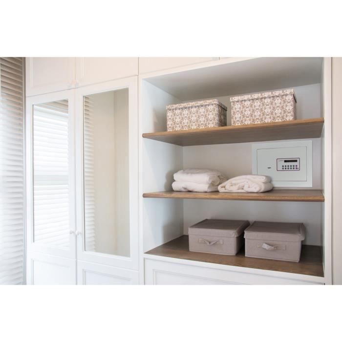 Coffre-fort encastrable - ARREGUI - Forma Evolution 151050 - Double sécurité - Fond extensible - 32x42x20/30cm