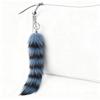 Adorable Foxes Tail Keychain Set Sturdy Ring Closure Soft Material Stylish Decoration For Keys Purses Or Backpacks