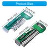 1/4Inch Adjustable Wrench and Sockets Set Convenient Portable Tool Kit for Home Car Repair and Mechanical Maintenance