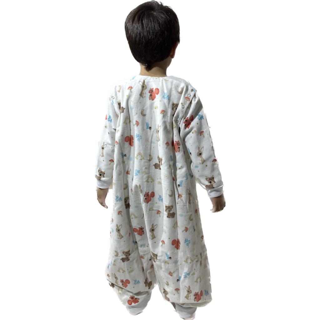 Kinder Baby Winter- und Saisonschlafsack, doppellagiges Flanell, 1 Tog