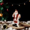 Cross Border New Santa Claus Pendant Christmas Tree Decoration Doll Home Desktop Hanging Resin Ornament