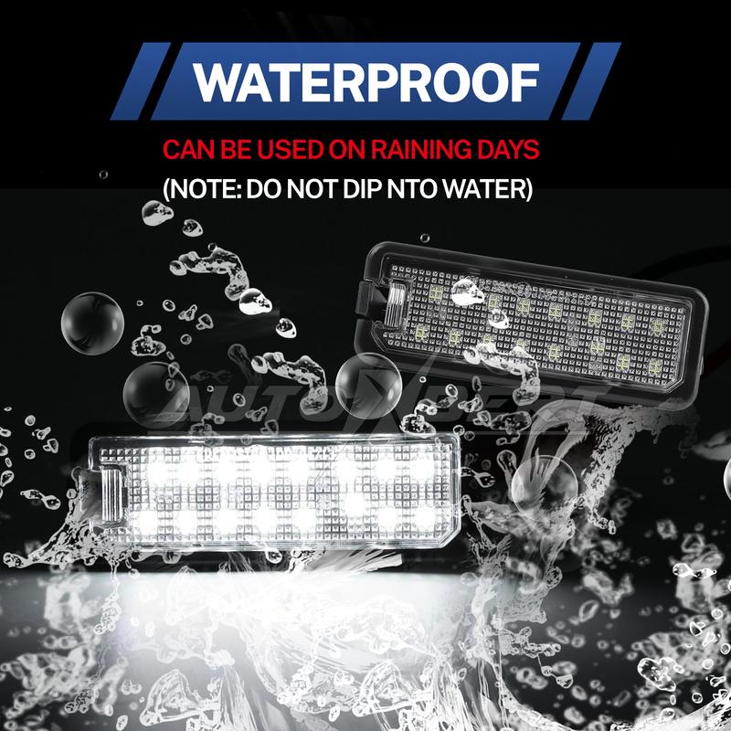 Canbus LED License Plate Light for VW Golf MK4 MK5 MK6 MK7 Passat B7 Eos, Error Free Number Plate Lamp