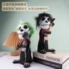 Halloween Electric Ornaments Props Skull Ghost Toys Horror Screams Glow Funny Ornaments Tricky
