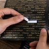 4 ks/sáček Papírové samolepky Proces ražení Retro Jemná rytina Pohodlná samolepicí dekorace 3 styly Anglické písmeno Samolepky na scrapbooking Dívka