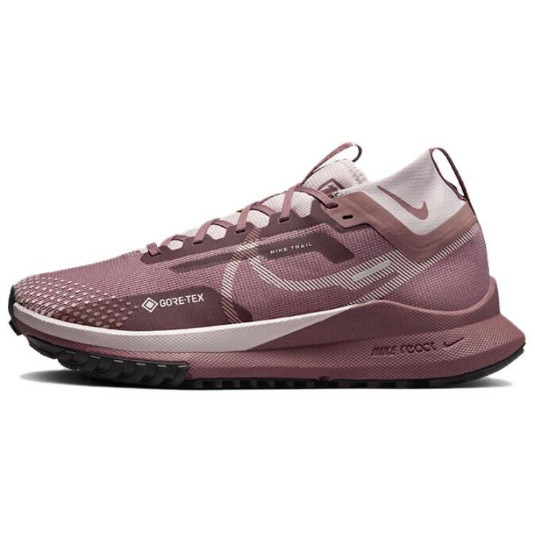 New Nike React Pegasus Trail 4 Gore Tex Smokey Mauve Saturn Gold Soft Yellow Platinum Violet Women's DJ7929-201