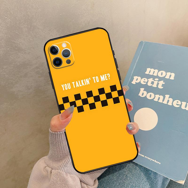 Taxi Driver 1976 film poster Case For 17 Air iPhone 16 15 14 13 12 11 Pro Max 12 mini XR 15 16 Plus 16e Back Cover Shell