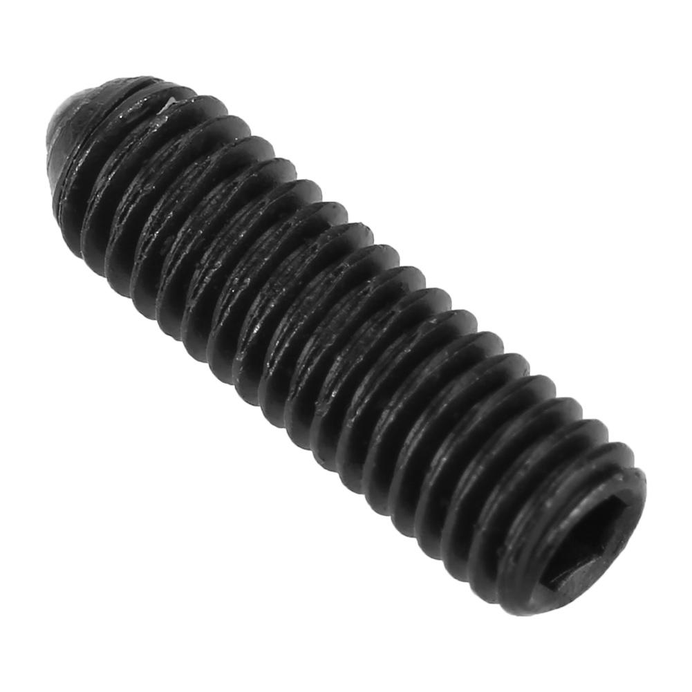 10pcs M3 Screw Thread Hex Socket Carbon Steel Ball Spring Plungers Set (M3*12)