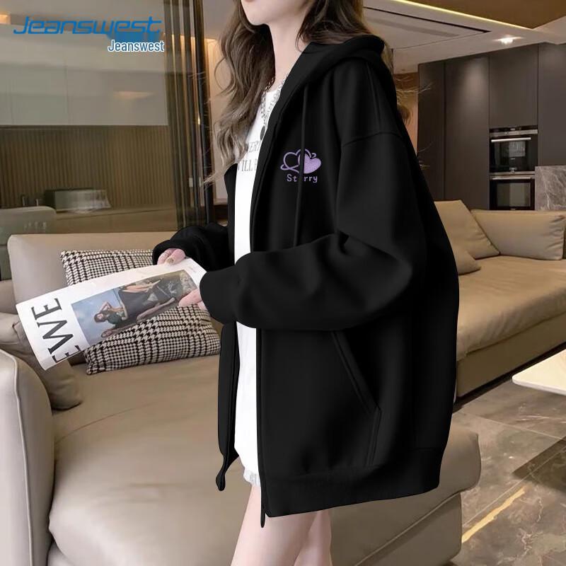 

Jeanswest Women s Hooded Sweatshirt Jacket XL