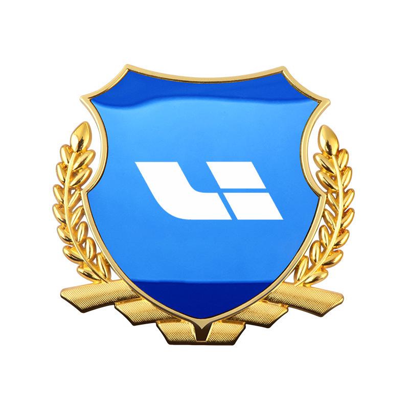 Ідеальні Автомобілі Емблема Крила Пшеничний Колос для Моделей L6/ONE/L7/L8/L9/MEGA - Металева Декорація Кузова