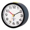 El Commune Bauhaus Gene Alarm Clock, Bayer Alarm RO, Black, DCL-008