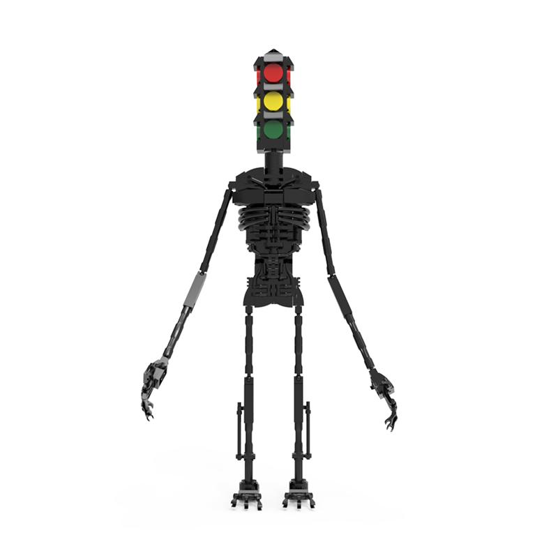 Buildmoc Ideas Siren Head Ampel Horror Legende MOC Bausteinsets Spielzeug für Kinder Kinder Geschenke Spielzeug 303PCS Bausteine