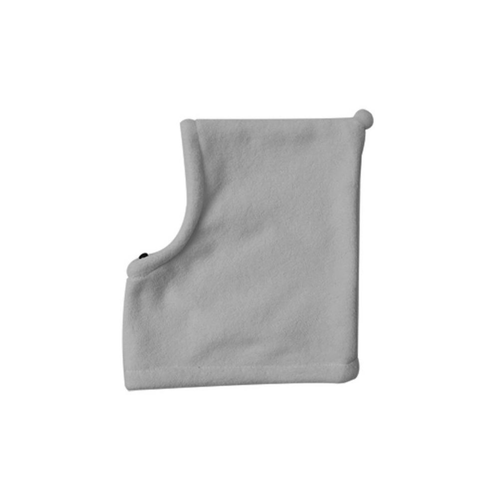 

High Neck Dog Soothing Hat Fleece Pet Ears Covers Funny Pet Transformation Hat Hiking серый