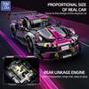 1611 PCS Sport Car Building Block Sets for Adults,1:10 Collectible Model Scale Engineering Toy Gifts for Boys Car no Box