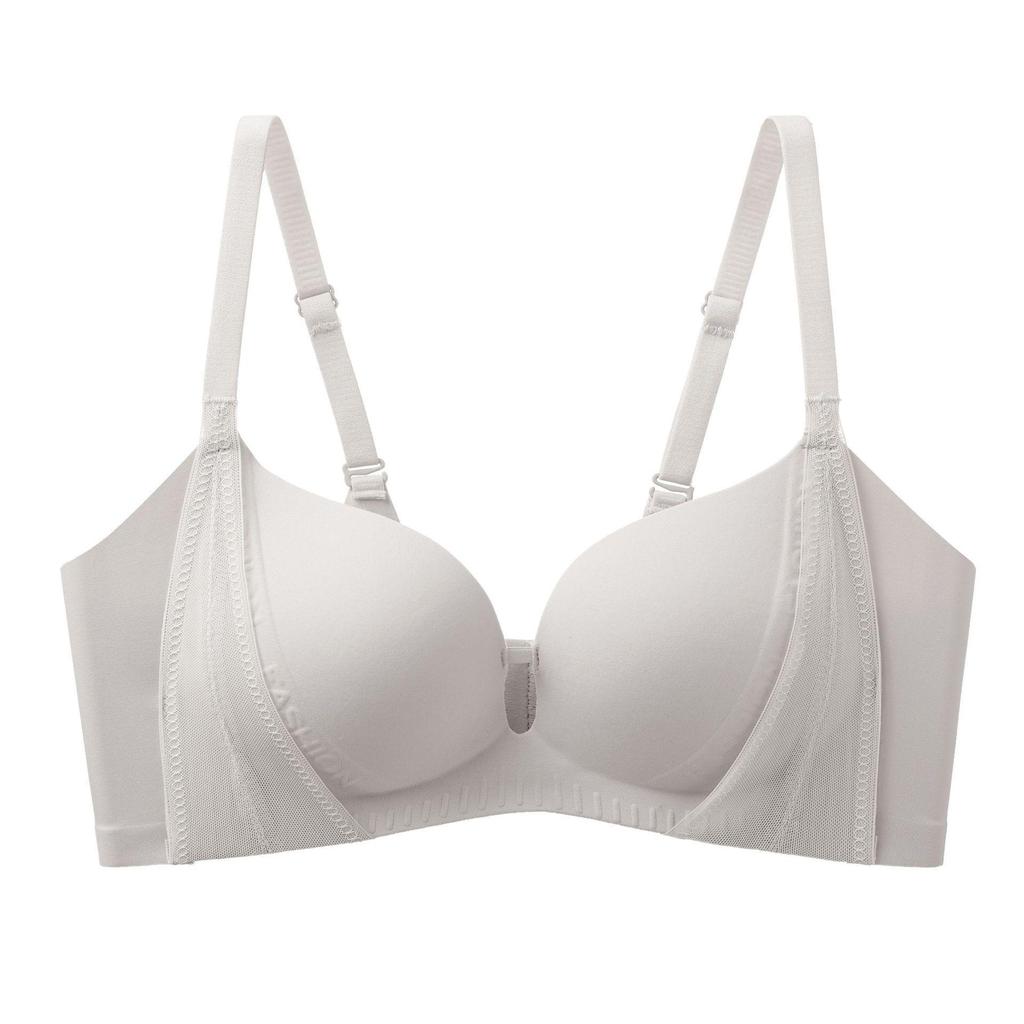 Women's Seamless Underwear: Comfortable Uplift Bra for Smaller Chests – Anti-Sagging, Wire-Free, Side Support.