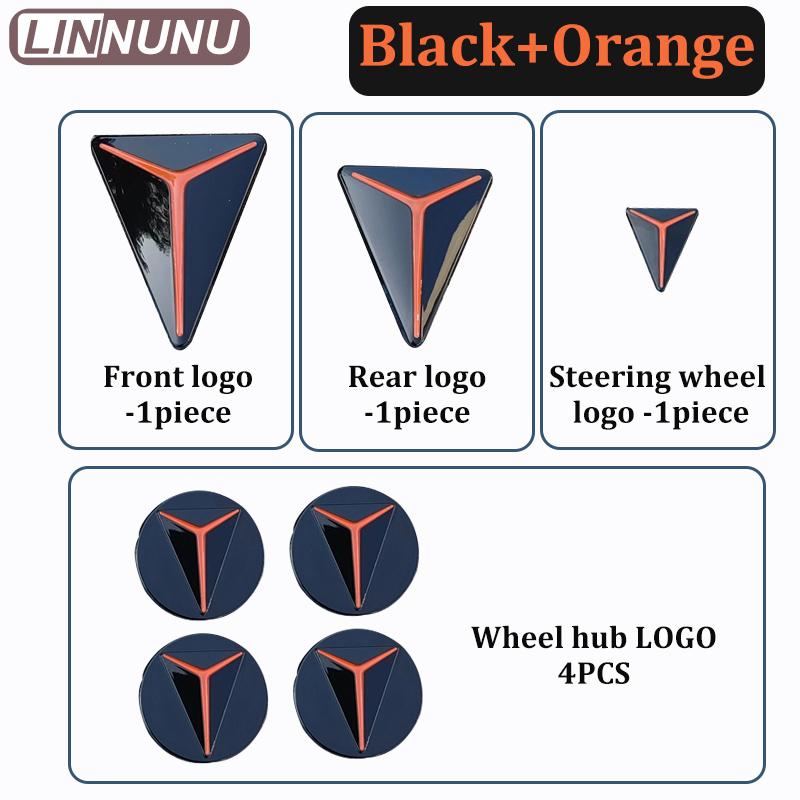 

Linnunu for Changan Deepal L07 Sl03 Car Personalized Car Label Front Cover Car Logo Steering Wheel Logo Car Tail Logo Car Decoration Accessories Pers Steering Wheel 1Pc