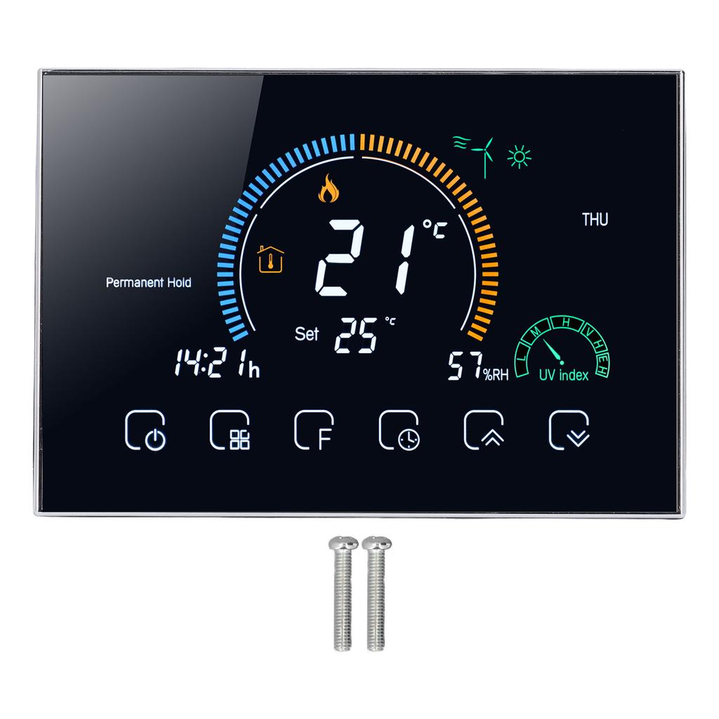 Zentralheizung Klimaanlage Thermostat LED Touchscreen Programmierbarer Smart WiFi Temperaturregler
