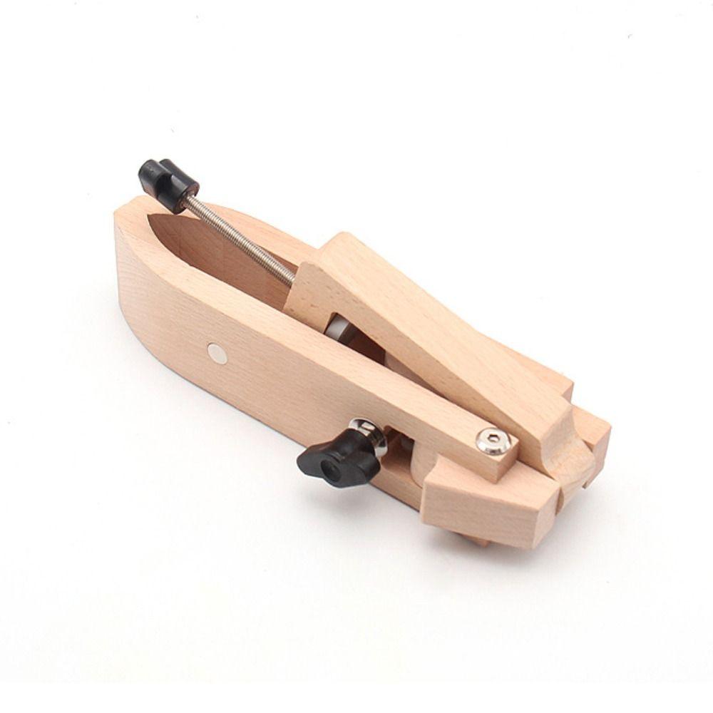Sewing DIY Tools Foldable Wooden Clamp Clip Type Leather Stitching Holder Leather Sewing Tools