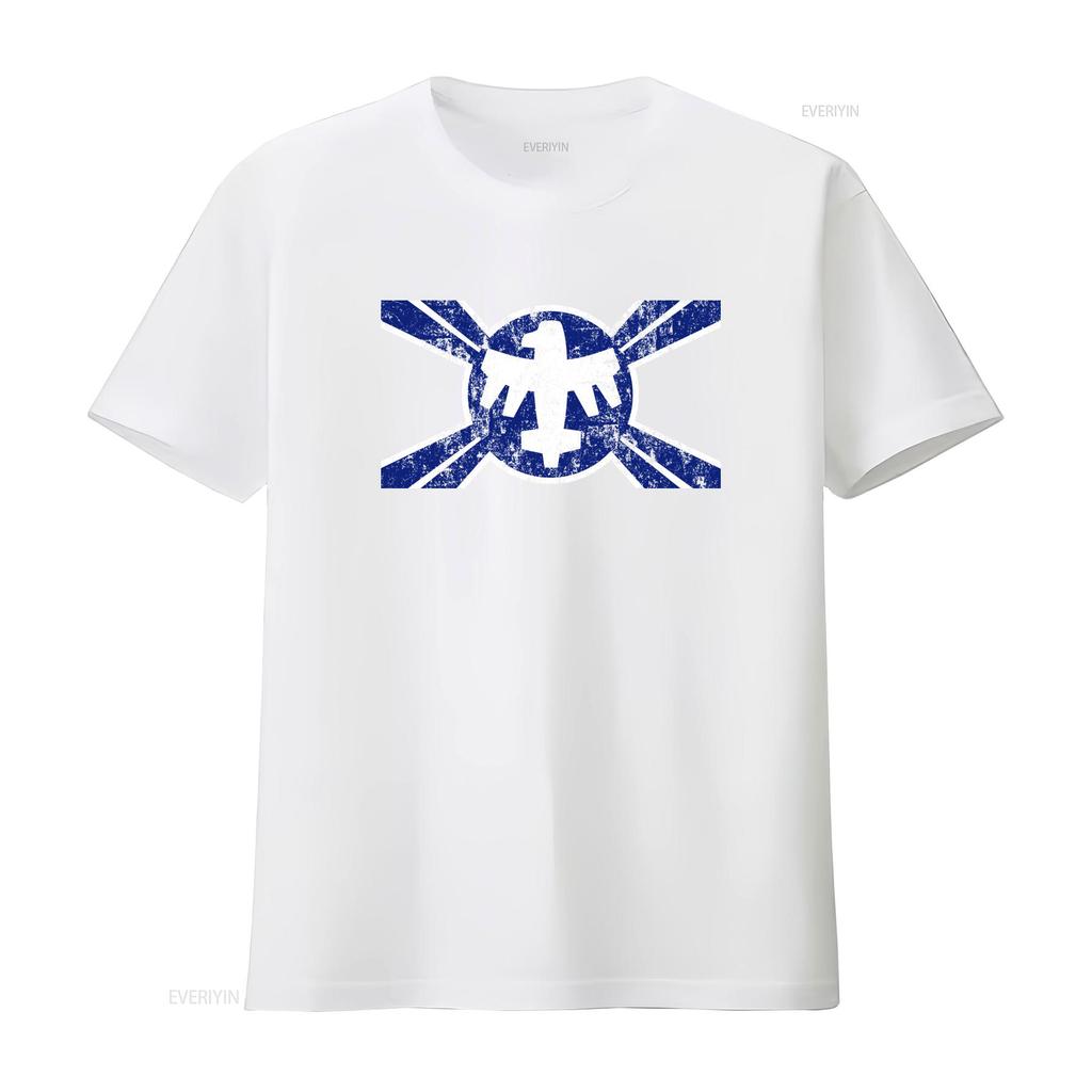 Federation Flag T Shirt Starship Banner Troopers Bugs Rico Symbol Sign Logo Vintage Washed Designer Clothes Slightly Casual
