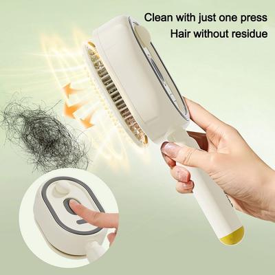 Peigne Masseur Vaporisateur Portable Électrique pour Soins Capillaires Antistatique Auto-nettoyant Vaporisateur Coussin d'Air Peignes Brosse à Cheveux Cadeaux