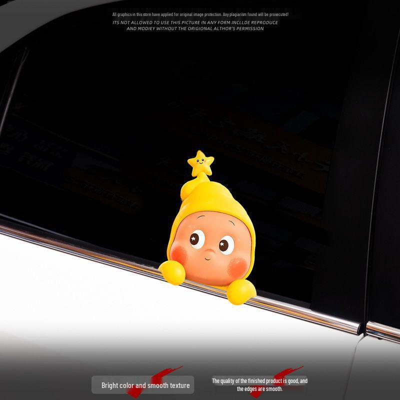 

Креативні, водостійкі наклейки на авто для вікон - включає мультяшні та декоративні стікери. Милий та міцний дизайн! Other