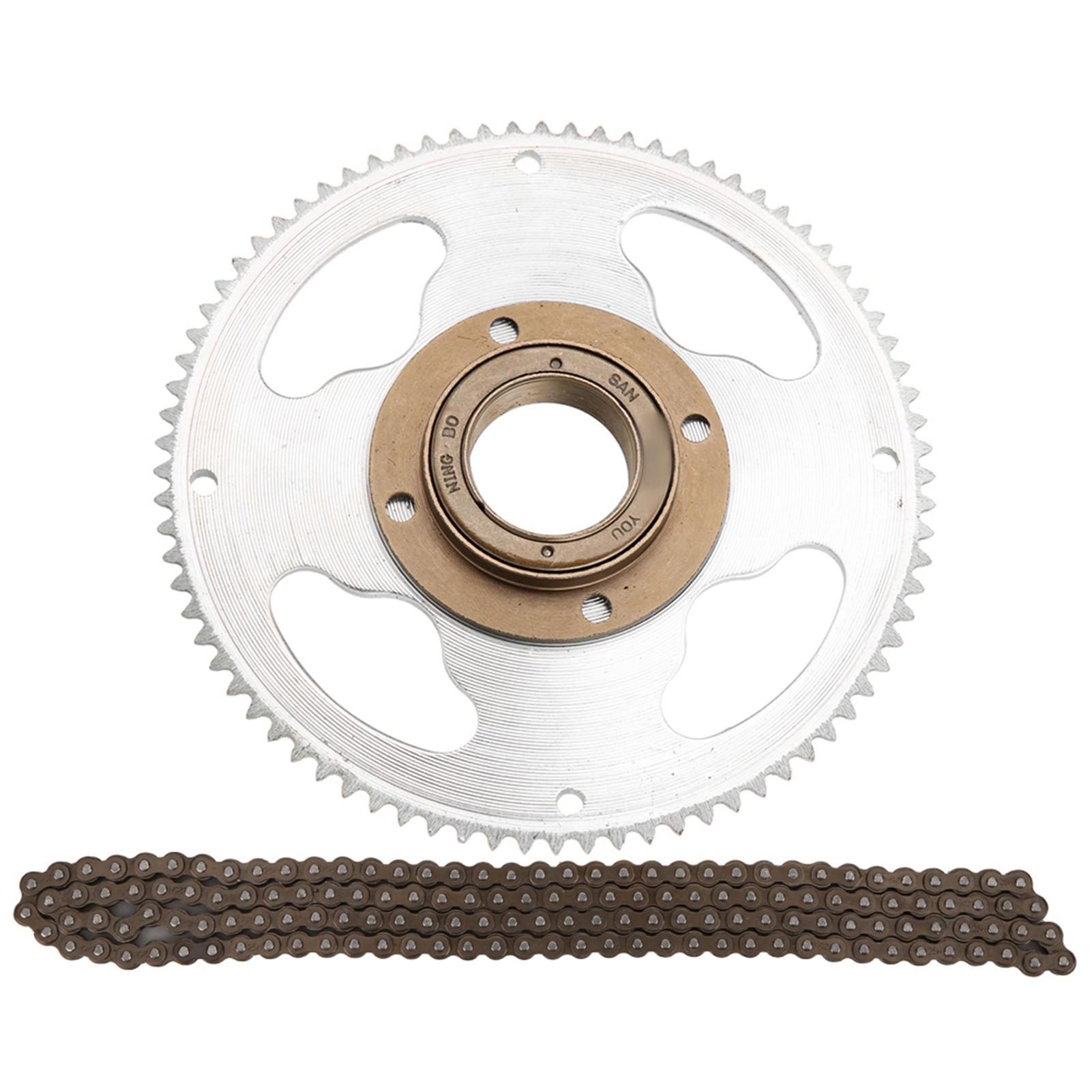 

25H Chain Set FourHole Crankset Gearless Flywheel 146Link Chain для электрических скутеров