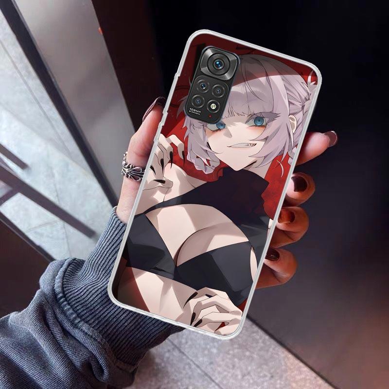 

Nazuna Nanakusa Anime Phone Case For Xiaomi Redmi Note 10 11 12 13 14 15 Pro Plus 11S 12S 14S 11T 11E 10S Soft TPU Back Cover Re Note 12 Pro Plus