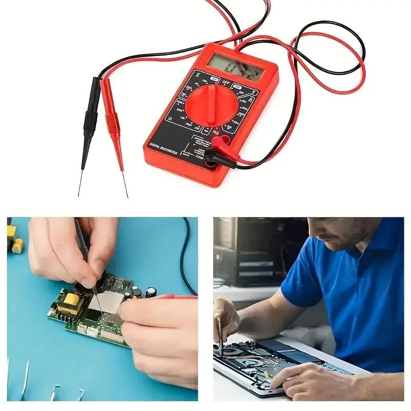 50Pcs 0.7mm Test Probe Pins, Wire Piercing Probe Insulation Back Probes Non-Destructive Pin, Wire Piercing Probe Pin Multimeter