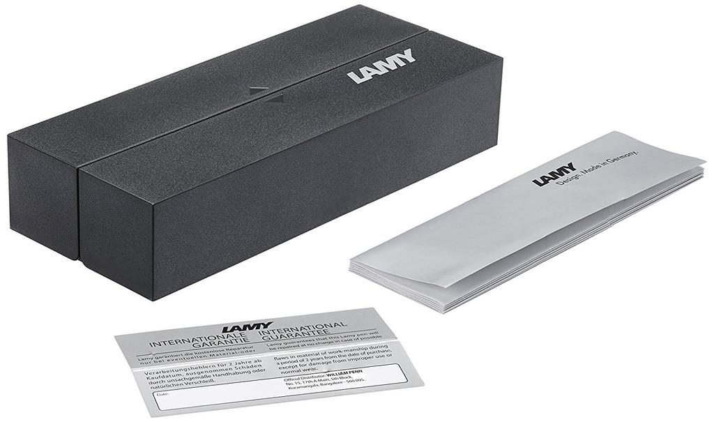 LAMY Ballpoint Logo Officially Imported Pen, Oil-Based, Plus, White, L204MPL-WT,