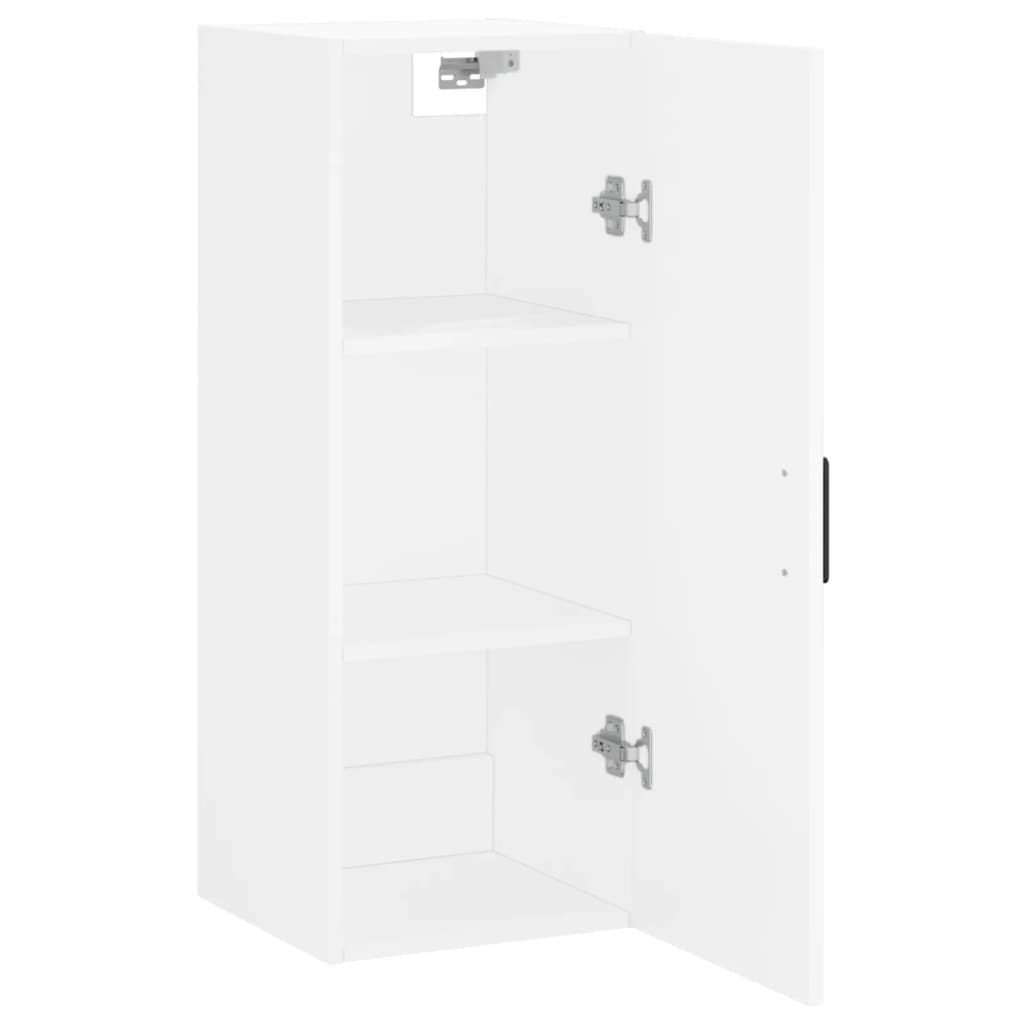 Wall Mounted Cabinet White 13.6 x 13.4 x 35.4 in (W x D x H)