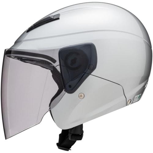 MARUSHIN Motorcycle Helmet Semi-Jet M-520XL Silver XL Size (61~62CM)