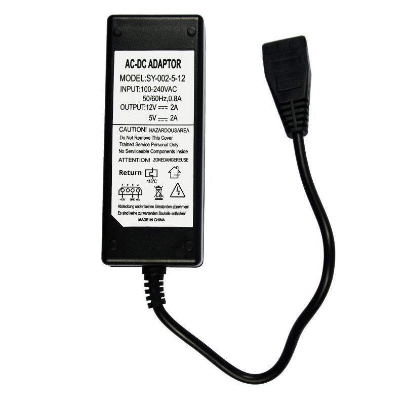 1Pcs DIY Accessories 12V/5V 2A USB To IDE/SATA Power Supply Adapter Hard Drive/HDD/CD-ROM AC DC